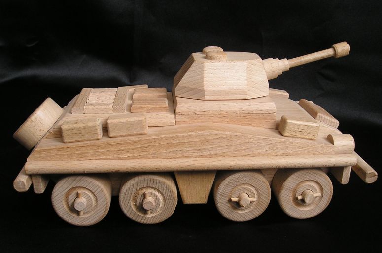 Militärtransporter, Panzer – Holzspielzeug Geschenke für Soldaten