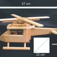 Holz-Hubschrauber Modell Spielzeug