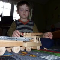 Schienenfahrzeug Spielzeug für Kinder Draisine
