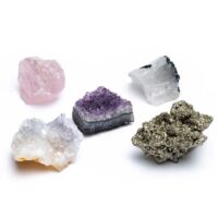 Geschenkbox mit 5 Mineralsteinen