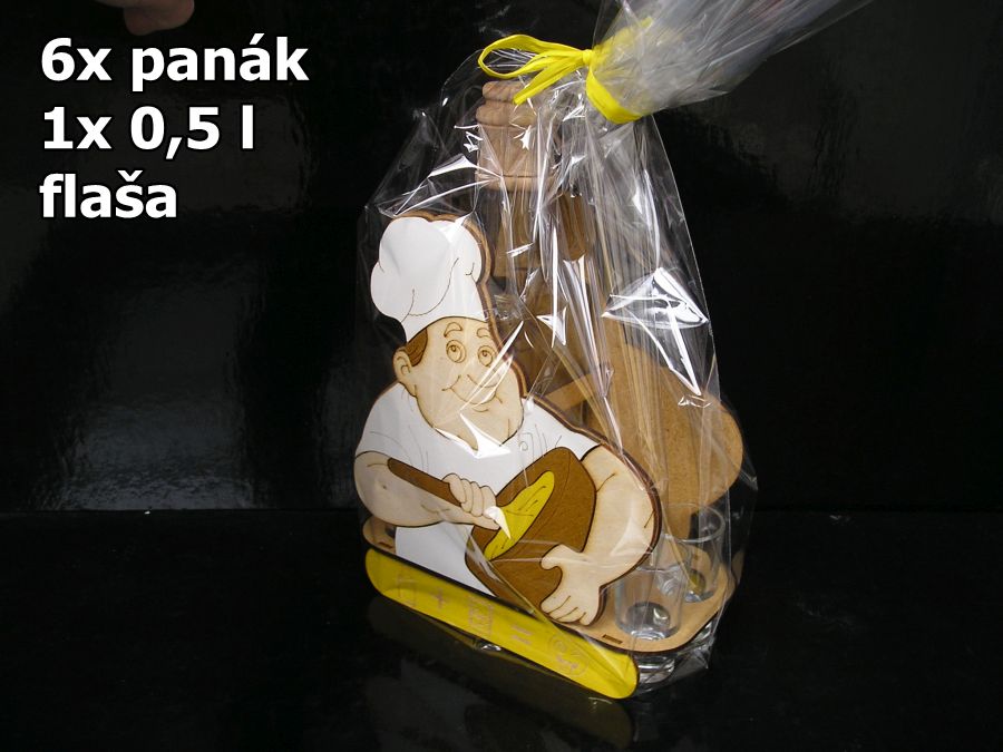 Kochgeschenke Glasflasche Geburtstag 30, 40, 50, 60, 70 Jahre für Köche