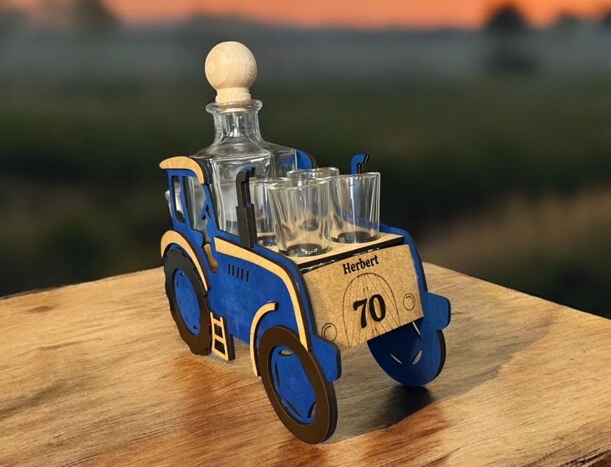 traktor - originelles Geschenk für Traktorfahrer zum 70.
