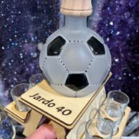 Fußball Geschenk zum 40. Geburtstag Fußball Ball Flasche