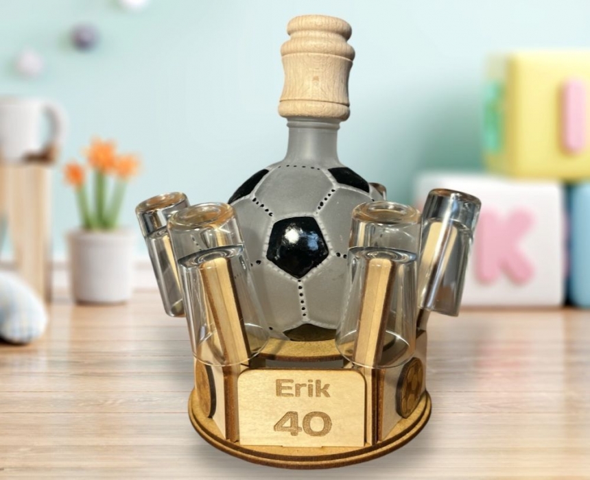 Witzige Fußballgeschenke Flasche Ball