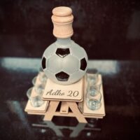 Fußball Geschenk zum 20. Geburtstag Flasche
