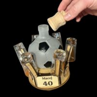 Fußballgeschenke zum 40. Geburtstag Flasche Fußball