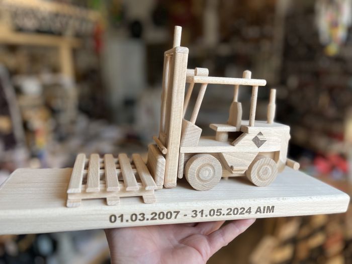 Gabelstaplerfahrer Geschenk Modell