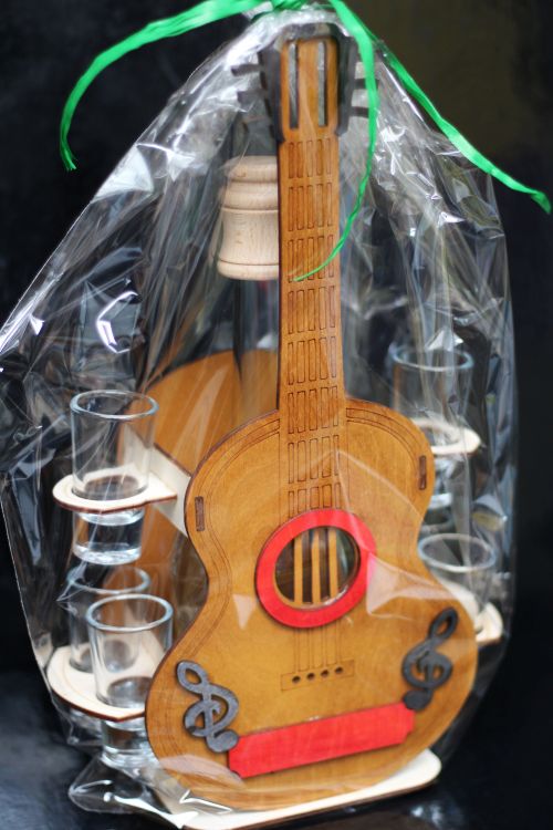 Flasche Gitarre Geschenk
