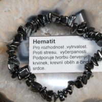 Náramek japis minerál křišťál