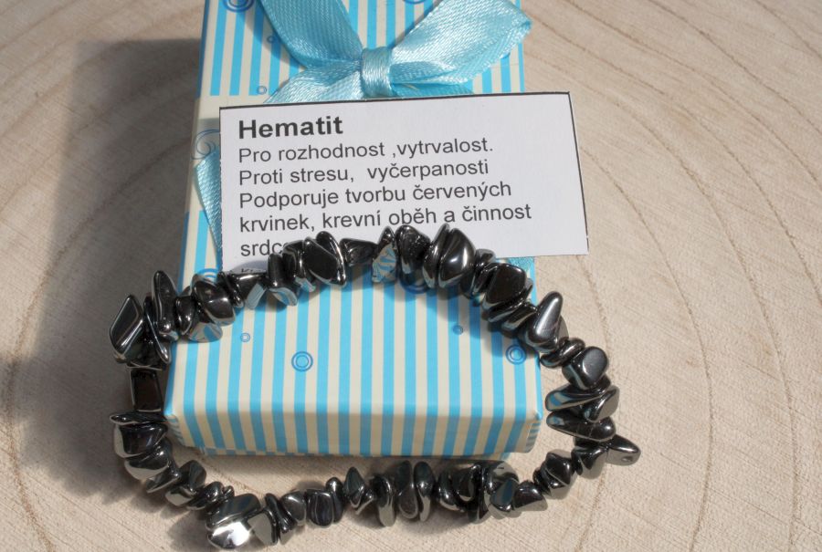 Hematit - náramek minerál význam