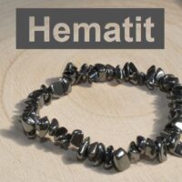 Hämatit Armband aus Mineralstein