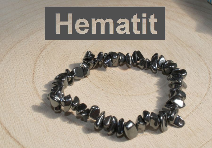 Hämatit Armband aus Mineralstein