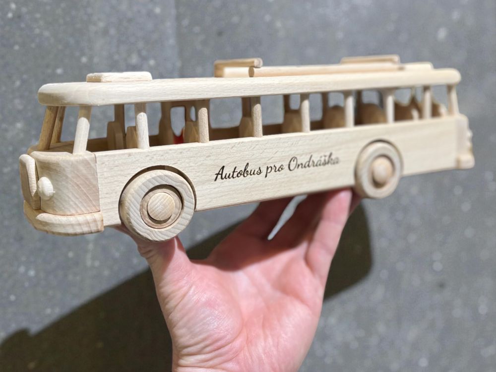 Holzbus Kinder Spielzeug