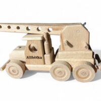 Holzspielzeug Kran