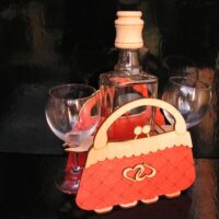 Handtasche Taschenflasche Geschenk für Dame Frau