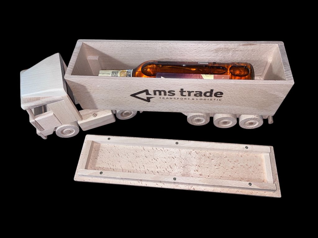 Truck Geschenke LKW Flasche zum Geburtstag Fahrer Truck