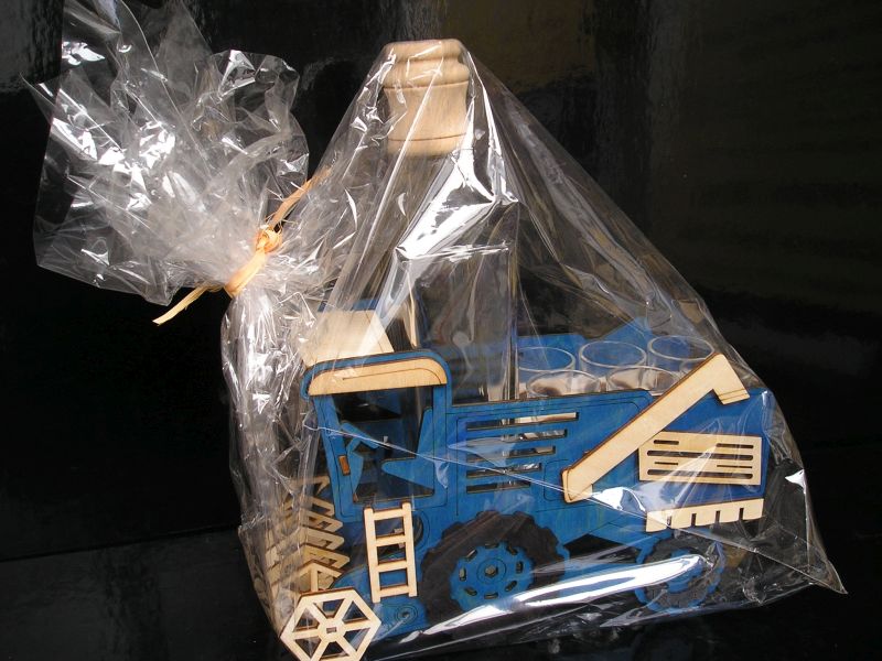 Geschenk für Mähdrescherfahrer, Mähdrescher-Flasche