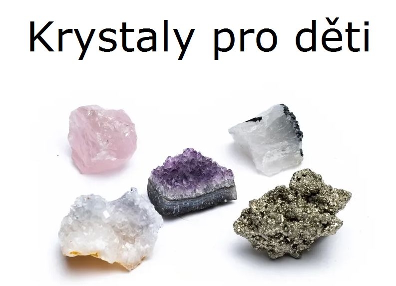 Geschenkbox mit 5 Rohkristallen Mineralsteinen