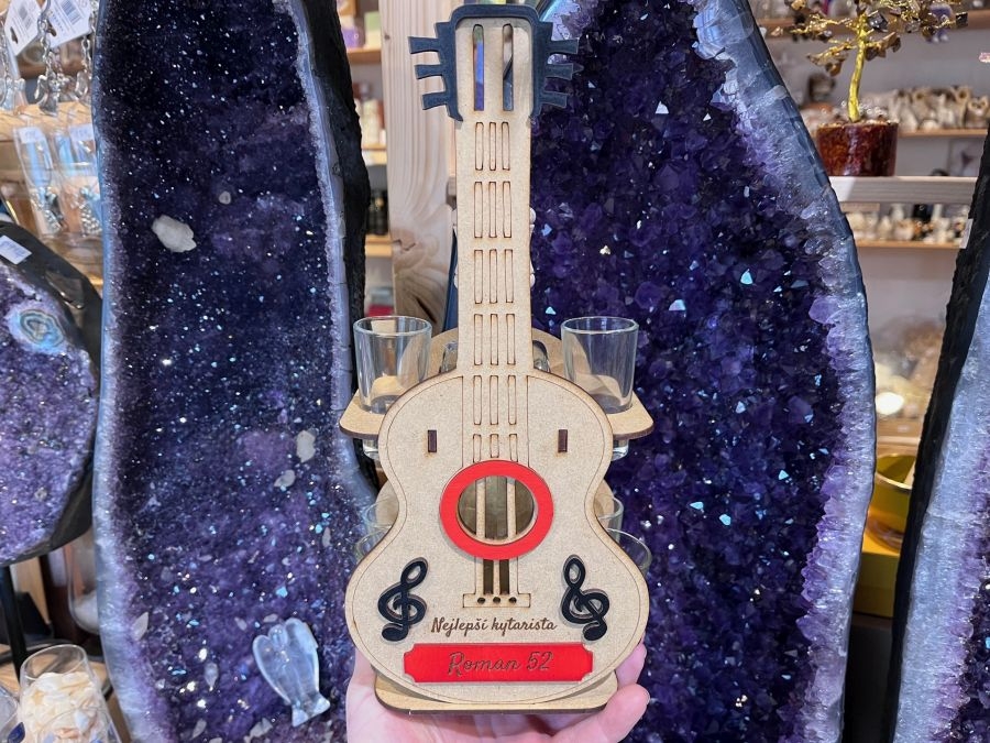 Flasche Thema Gitarre Musiker Geschenk für Gitarristen