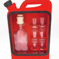 Roter Kanister Geschenk