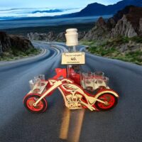 Flasche Geschenkset für Biker zum Geburtstag