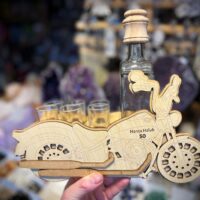 Originelles Geschenk für Motorradfahrer Flasche Chopper Modell