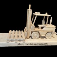 Staplerfahrer Lagerist Geschenk personalisiert