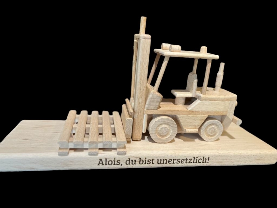 Staplerfahrer Lagerist Geschenk personalisiert