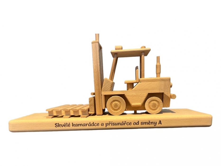 Ještěrka Gabelstapler Geschenk für Lageristen