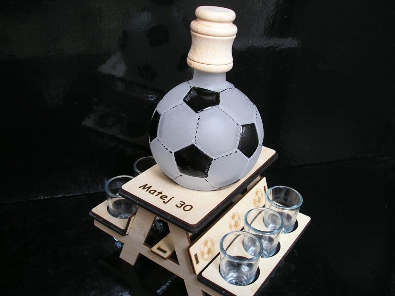 Geschenk für Fußballer Ball Fußball Flasche für Trainer
