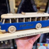 Blauer Bus Geschenk Fahrer