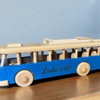 Geschenk für Fahrer eines blauen Busses