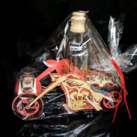 MOTORRAD Chopper Flasche Geschenk