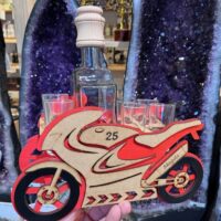 Flasche zum 25. Geburtstag für Biker