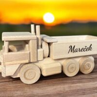 Geschenk Lastwagen für Jungen Holzspielzeug