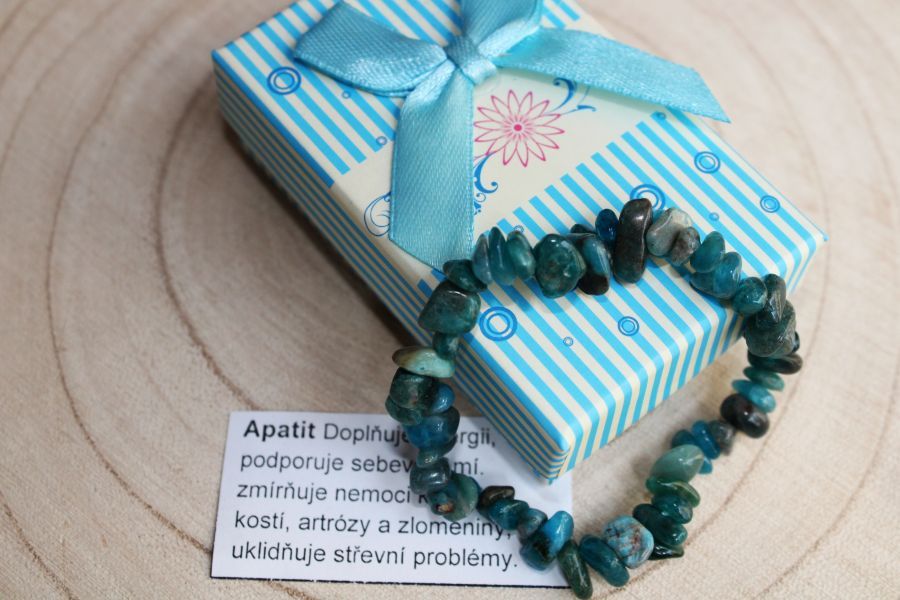 Apatit Armband aus Mineralstein
