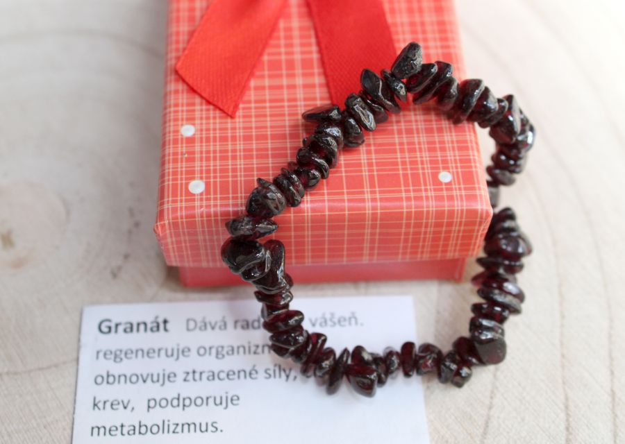 Granat Armband aus Mineralstein