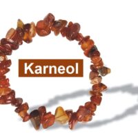 Karneol Armband aus Mineralstein