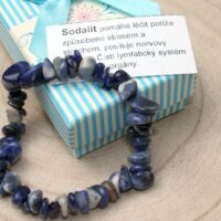 Sodalith Armband aus Naturstein für Damen