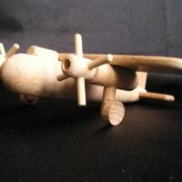Holzflugzeug Militärspielzeug
