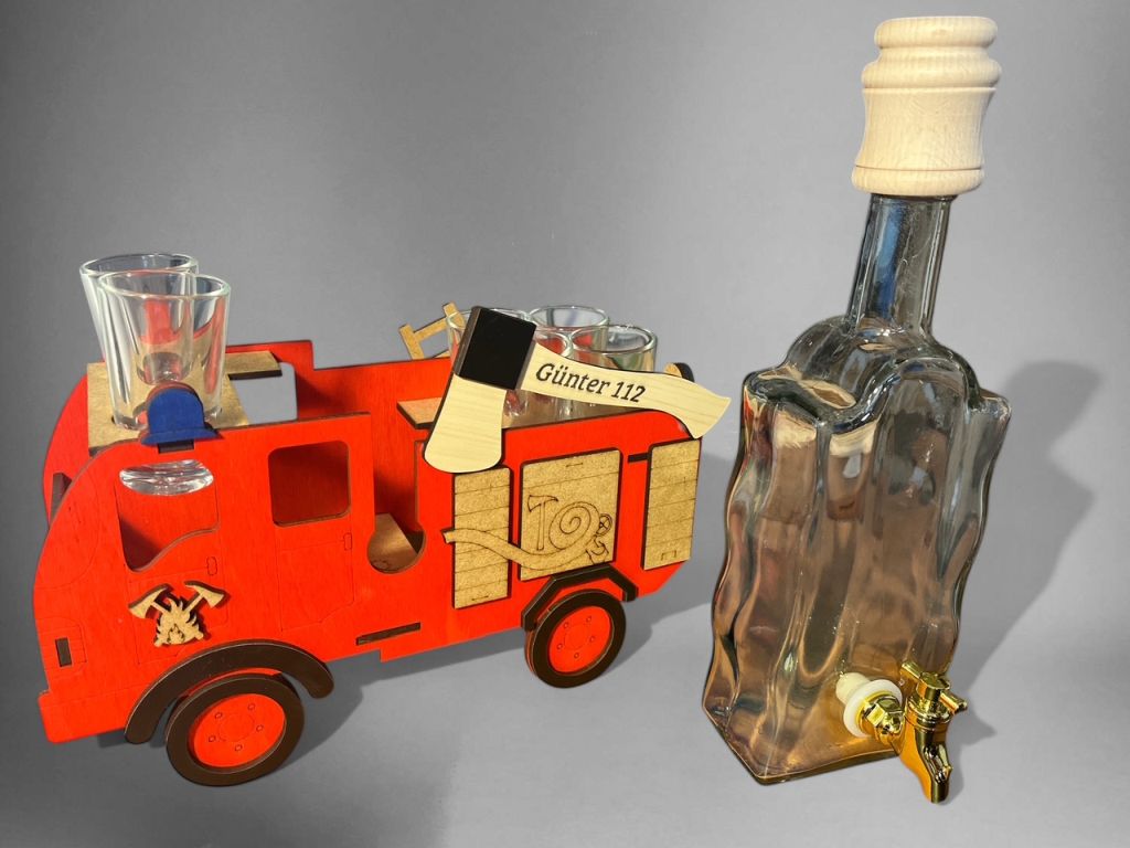 Originelle Geschenke für Feuerwehrleute Flaschen