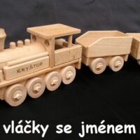 Holzzug für Jungen Lokomotive Spielzeug Eisenbahner