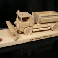 Schneepflug Geschenk Straßenarbeiter