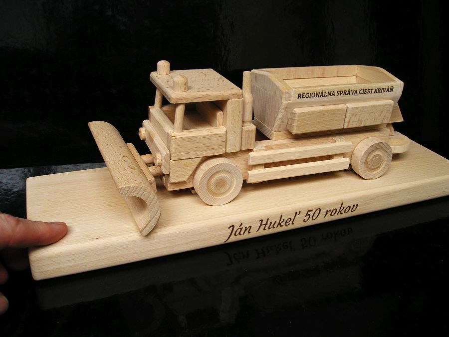 Schneepflug Geschenk Straßenarbeiter
