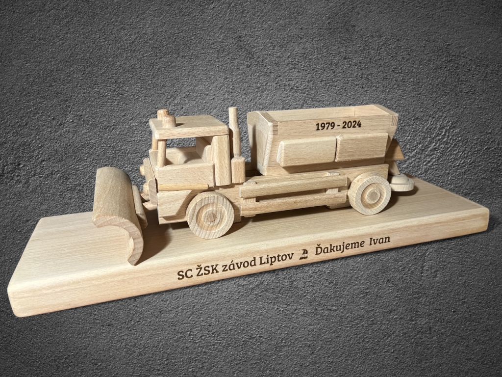 Geschenk für Fahrer Schneepflug