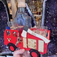 Flasche für Feuerwehrleute zum Geburtstag