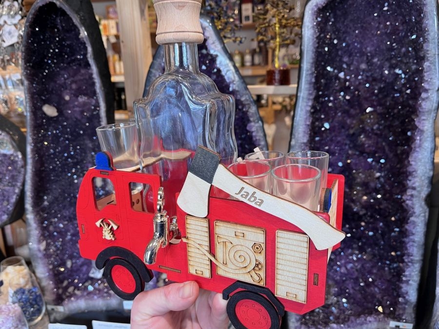 Flasche für Feuerwehrleute zum Geburtstag