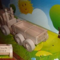 Holz-Kinderlastwagen