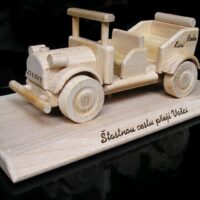Holzauto Oldtimer, Geschenk für Sammler