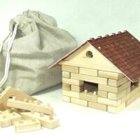 Holzgarage mit Auto Bausatz